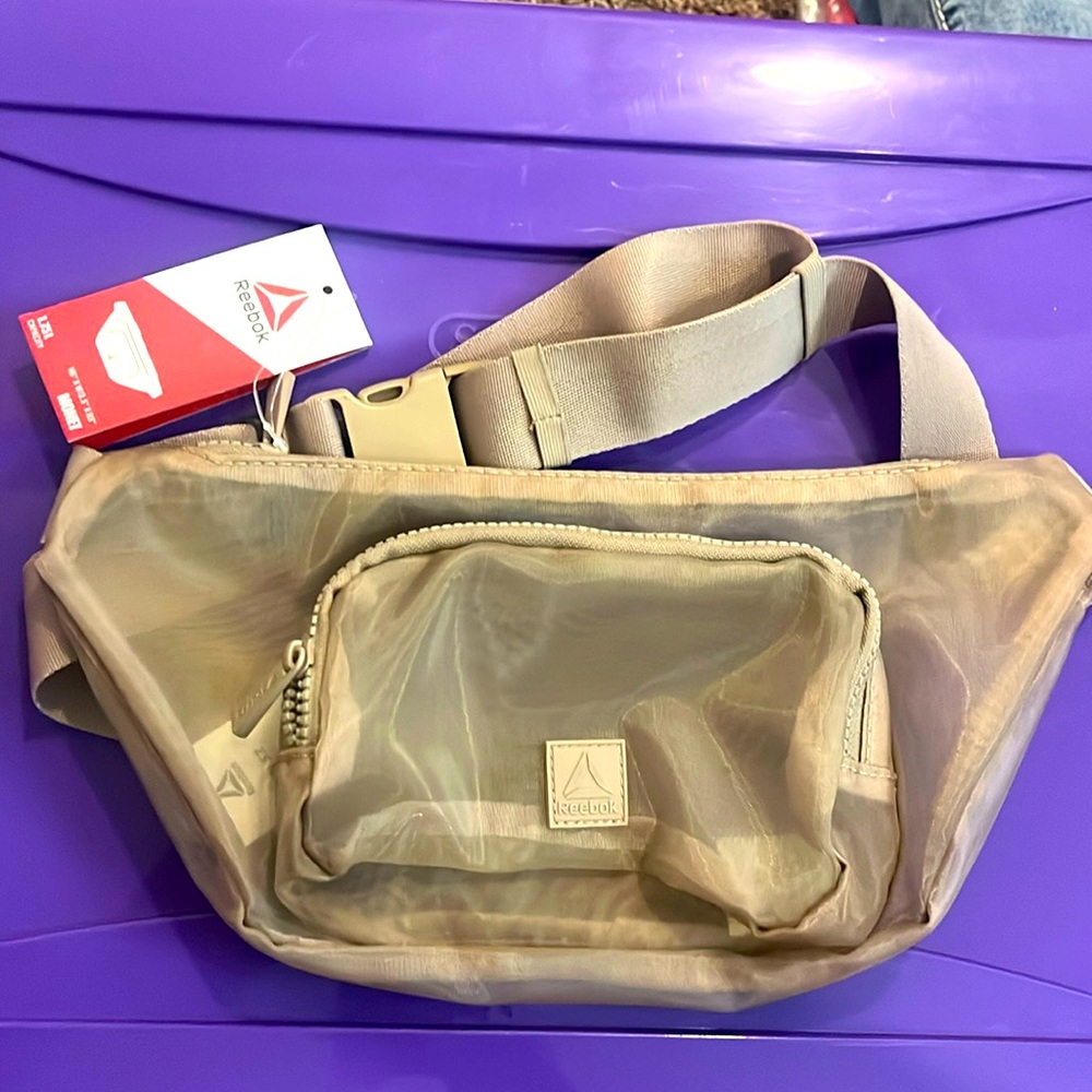 Reebok Beige Fanny Pack